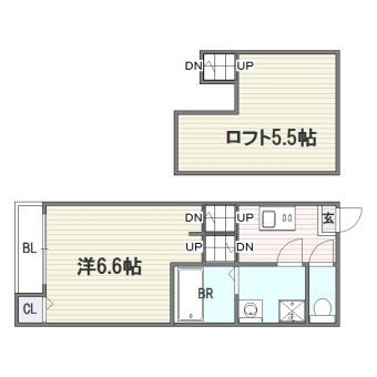 Ｓ-ＦＬＡＴ102号室-間取り