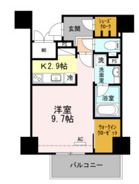 ウェルブライト博多ステーション508号室-間取り