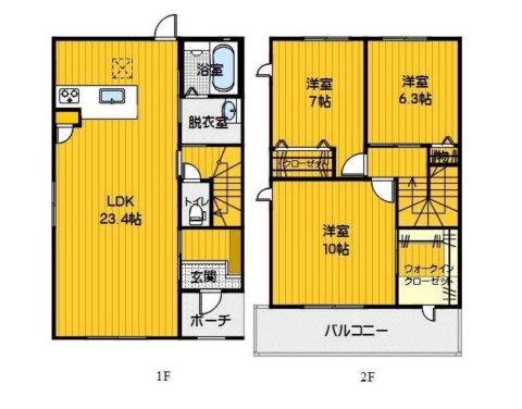 赤坂槇の家103号室-間取り