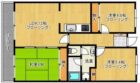 大名サンハイツ - 所在階 の間取り図