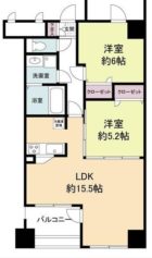 グランパーク天神 - 所在階 の間取り図