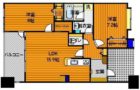 アンピール舞鶴 - 所在階 の間取り図