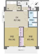 エステートモア白金 - 所在階***階の間取り図 5343