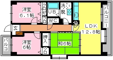 ＳＯＰＨＩＡ　ＴＯＫＵＮＡＧＡ402号室-間取り