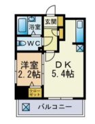 willDo唐人町 - 所在階 の間取り図