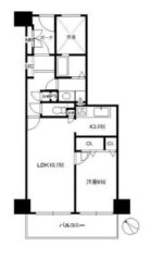 サーパス博多駅前 - 所在階 の間取り図