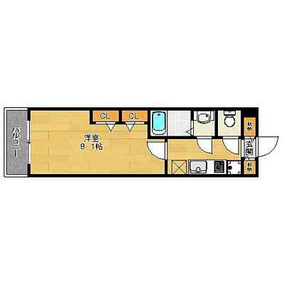 コンダクト博多駅南2丁目202号室-間取り