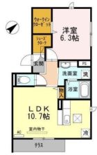 ブランシュmizuho - 所在階 の間取り図