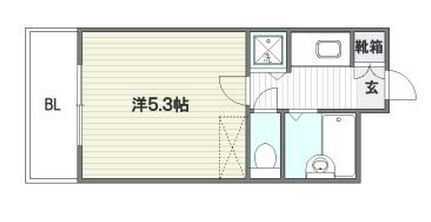 ダイナコート西公園トレンドゥ1106号室-間取り