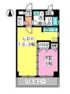 ベイシック大名 - 所在階 の間取り図