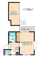 マリンコート - 所在階***階の間取り図 5444