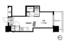 レジディア西新 - 所在階 の間取り図