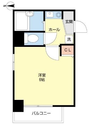 プロシード大濠公園501号室-間取り