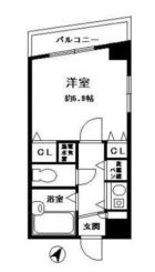 エスポワールマンション天神南 - 所在階 の間取り図