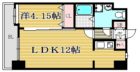 ローズモントフレア博多駅東 - 所在階 の間取り図