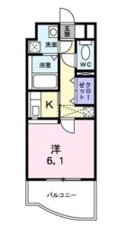 グローバルゲート大濠 - 所在階 の間取り図