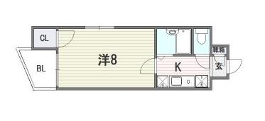 セレス平尾501号室-間取り