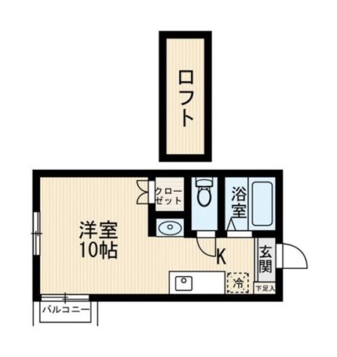 ＲＪＲ博多駅東603号室-間取り