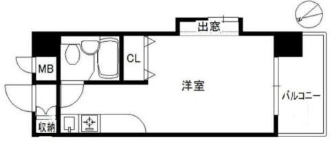 フォーラム日赤通り前703号室-間取り