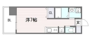 ラファセアリービオ博多302号室-間取り