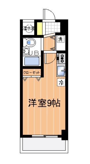 ヴィガー大濠603号室-間取り