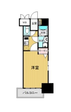 レスプリメゾンデリス402号室-間取り