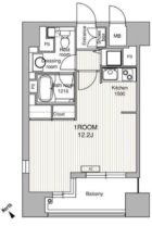 ラクレイス県庁口 - 所在階 の間取り図