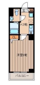 ドリーム県庁前 - 所在階***階の間取り図 5566