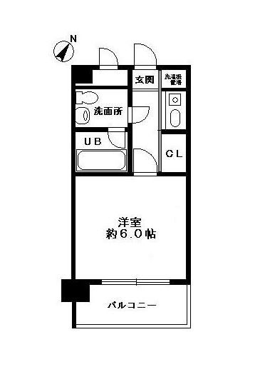 エステートモア白金302号室-間取り