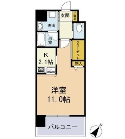 フォレスタ高砂902号室-間取り