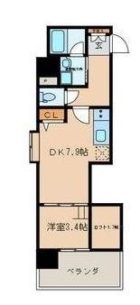 アクタス天神セントラルタワーII - 所在階 の間取り図