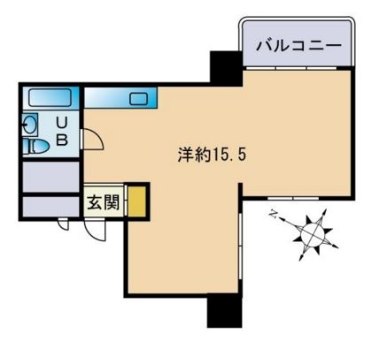 パソナール博多308号室-間取り