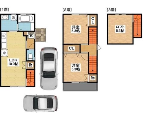 ModernPalazzo六本松2Ｆ号室-間取り