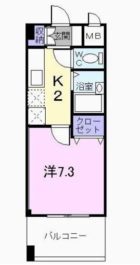 シャンテ吉塚 - 所在階***階の間取り図 5636