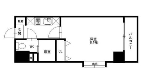 オネスト吉塚503号室-間取り