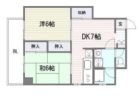 藤和警固コープ - 所在階 の間取り図