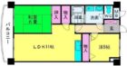 ダイアパレス大名ガーデン - 所在階 の間取り図