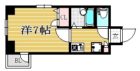 エムズワン - 所在階***階の間取り図 5663