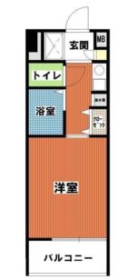 ステイツ六本松 - 所在階 の間取り図