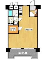 ダイアパレス大名 - 所在階***階の間取り図 5672