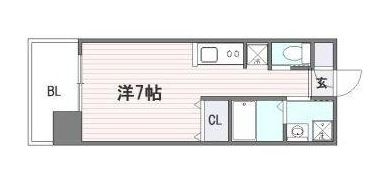 ラファセアリービオ博多301号室-間取り