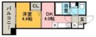 ブランオールB館 - 所在階***階の間取り図 5707