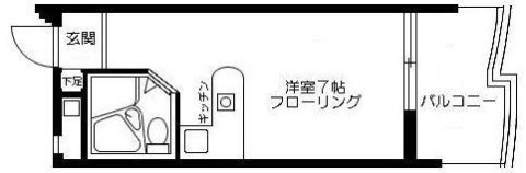 ロマネスク博多駅前309号室-間取り