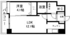 ローズモントフレア博多駅東 - 所在階 の間取り図