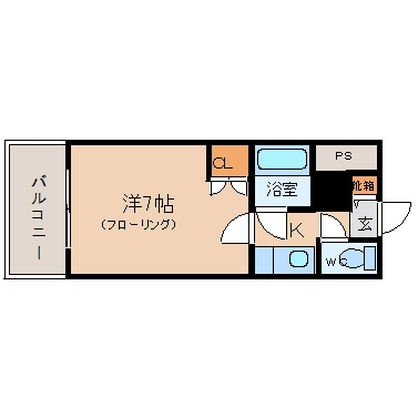 ノアーズアーク博多駅前307号室-間取り