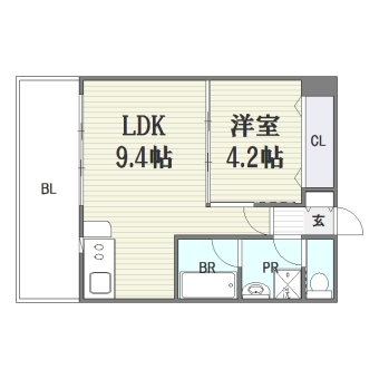 ステイシス博多駅前507号室-間取り