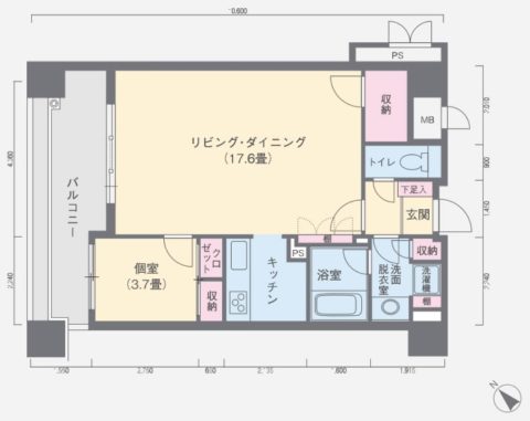195-GA802号室-間取り