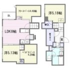 コンフォートベネフィスデュオ吉塚駅前 - 所在階***階の間取り図 7623