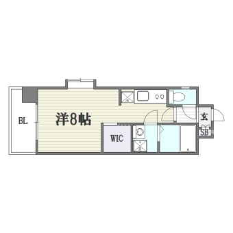 エンクレスト博多駅南III312号室-間取り