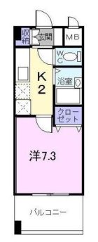 シャンテ吉塚 - 所在階***階の間取り図 6717